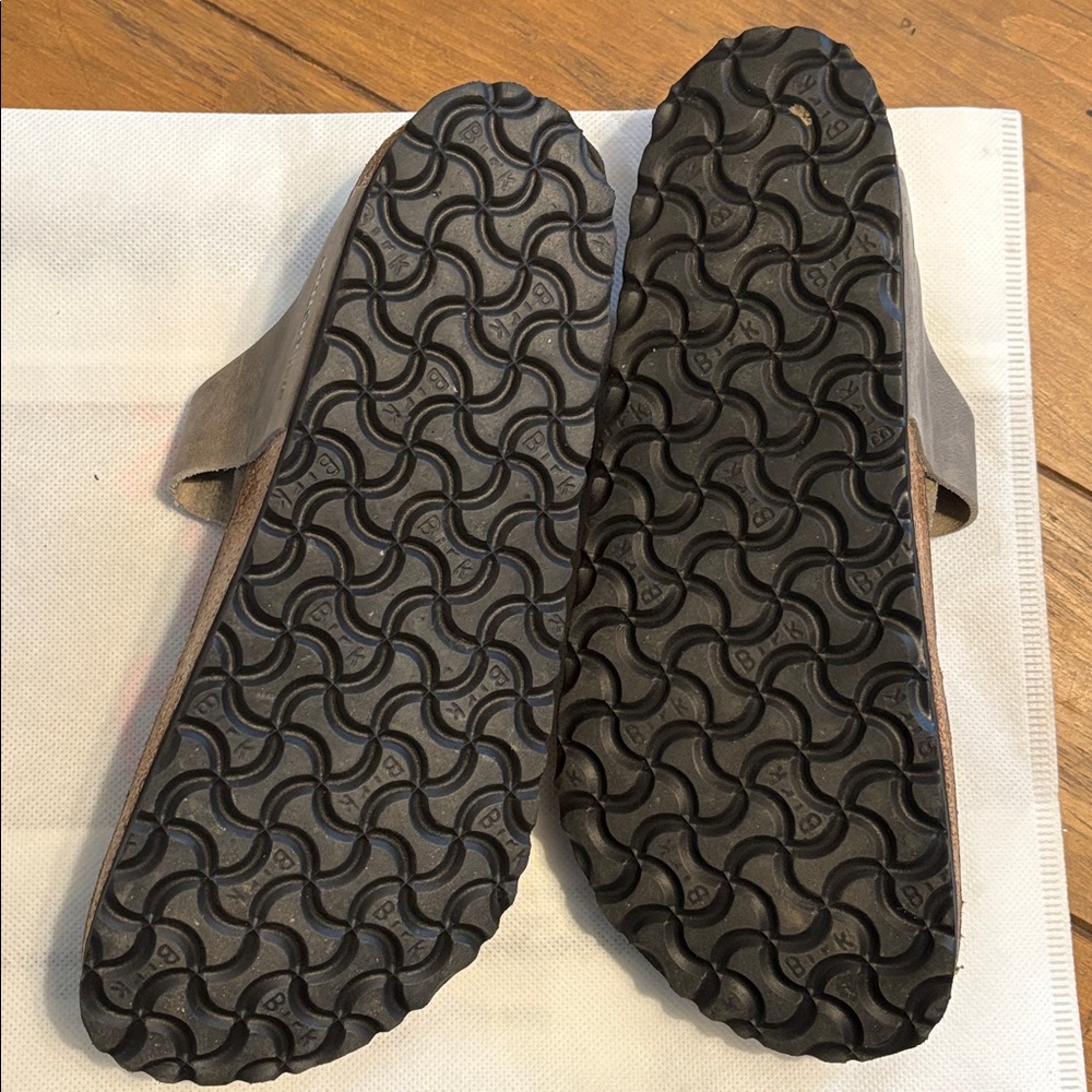 Birkenstock Beige Braided Sandals - Picture 3 of 10